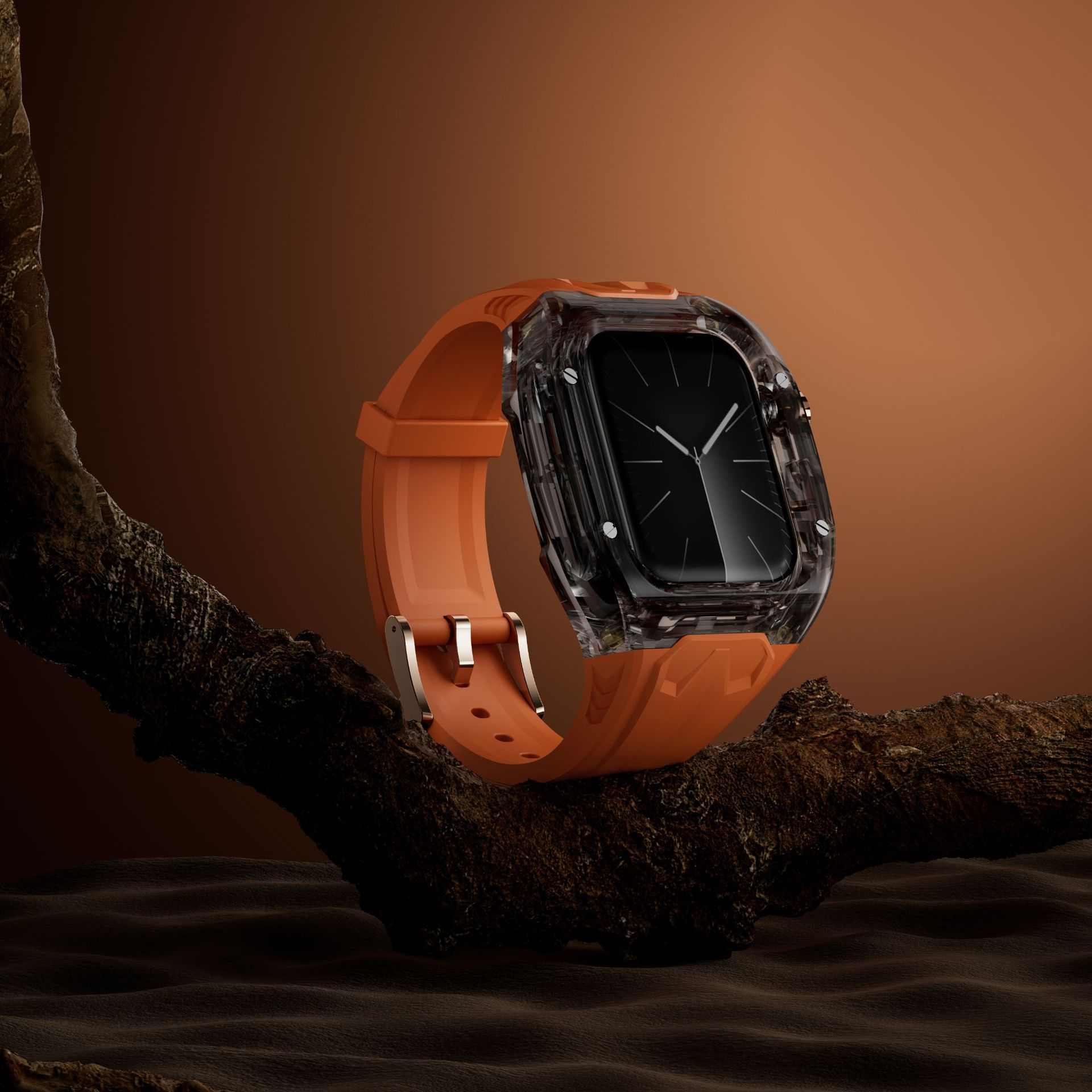 Rugged Band & Case for Apple Watch Ultra 3/2/1 Series 11-4 SE | Shockproof Sport Strap