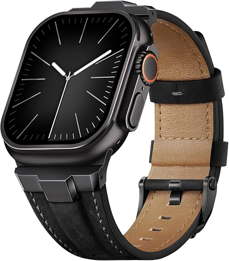 Genuine Leather Watch Band for Apple Watch | Suitisbest Replacement Strap for Ultra 2/1 & All Series